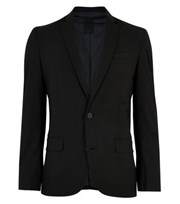 New Look Black Skinny Fit Suit Jacket